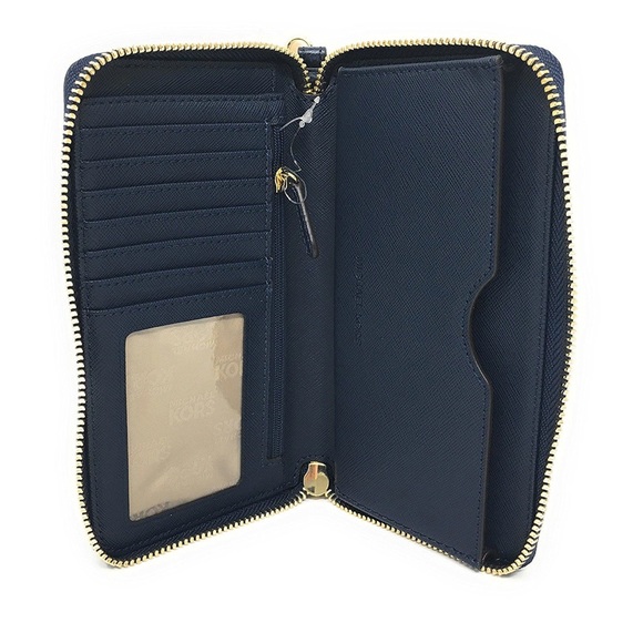 Michael Kors Fulton LG MF Phone Case Navy - Picture 3 of 4